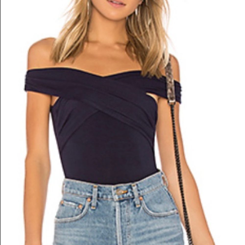 Revolve By The Way XS Navy Bodysuit
